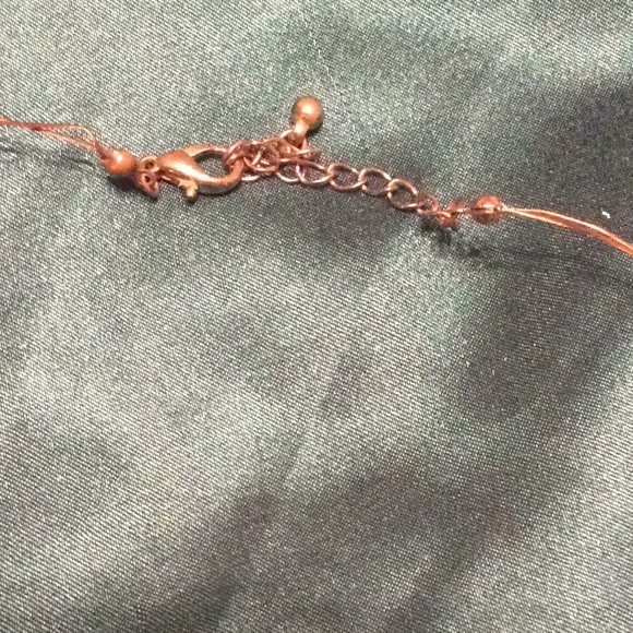 💕Double strand rose gold tone beaded necklace - Picture 3 of 4